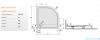 Sanplast Free Line brodzik półokrągły BP/FREE 90x90x2,5cm+STB 615-040-4430-01-000